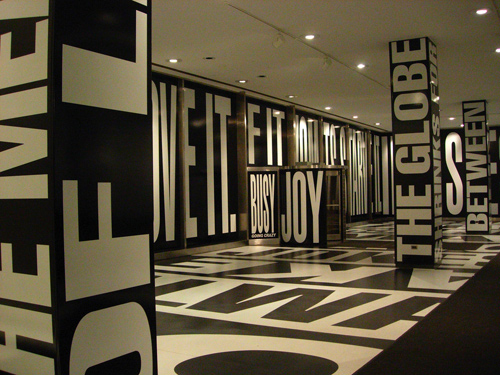 Between Being Born and Dying, Barbara Kruger, 2009