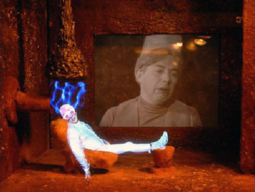 Visualiseur d'images mentales, Pierrick Sorin, 2004