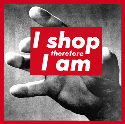 Untitled (I shop therefore I am), Barbara Kruger, 1987