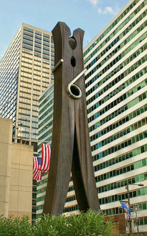 Clothespin, Claes Oldenburg, 1976