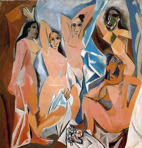 Les Demoiselles d'Avignon, Picasso, 1907