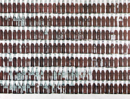Green Coca Cola Bottles, Andy Warhol, 1962