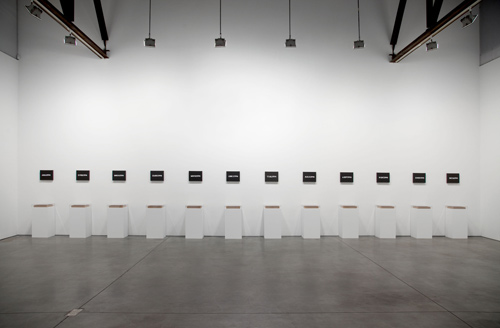 Installation, On Kawara