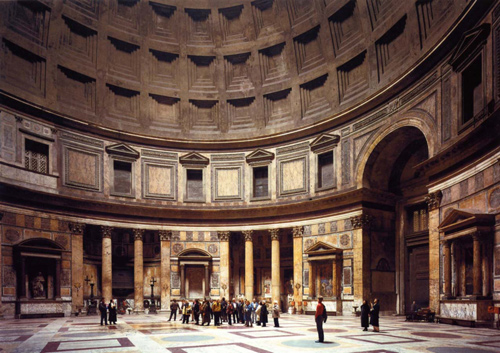 Pantheon Rome, Thomas Struth, 1990