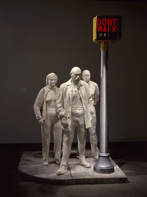Walk - Don't Walk, George Segal, 1976