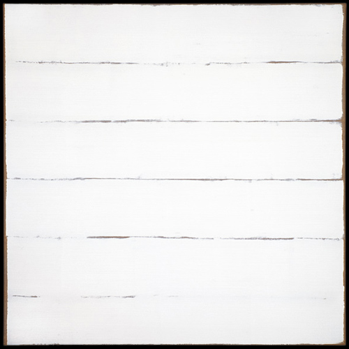 Mayco, Robert Ryman, huile sur toile, 198x198 cm, 1965