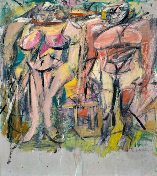 Two Women in the Country, De Kooning, 117x103 cm, 1954