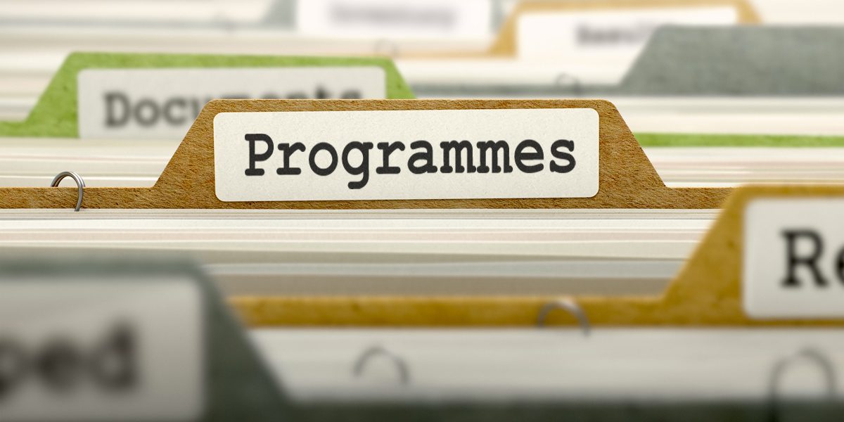 Programmes en vigueur